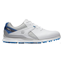 Load image into Gallery viewer, FootJoy Pro SL Mens Golf Shoes - Wht/Gry/Blu/M/15.0
 - 1