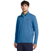 Load image into Gallery viewer, Under Armour Playoff Mens Golf 1/4 Zip - Photon Blue/XL
 - 9