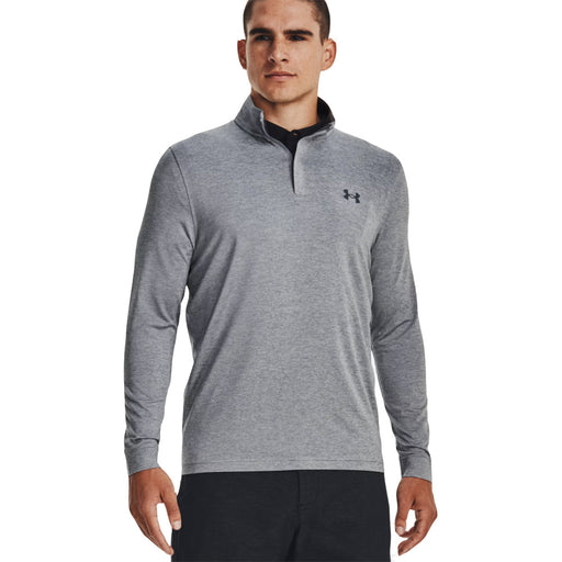 Under Armour Playoff Mens Golf 1/4 Zip - STEEL 035/XL