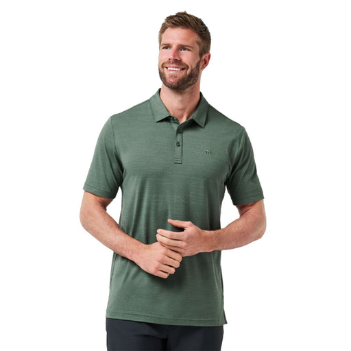 TravisMathew The Heater Mens Golf Polo - Balsam Green/XL