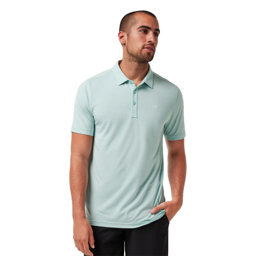 TravisMathew The Heater Mens Golf Polo - Eggshell Blue/XXL