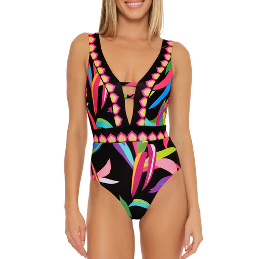 Trina Turk Birds of Paradise Plunge Wmns Swimsuit - Multi/12