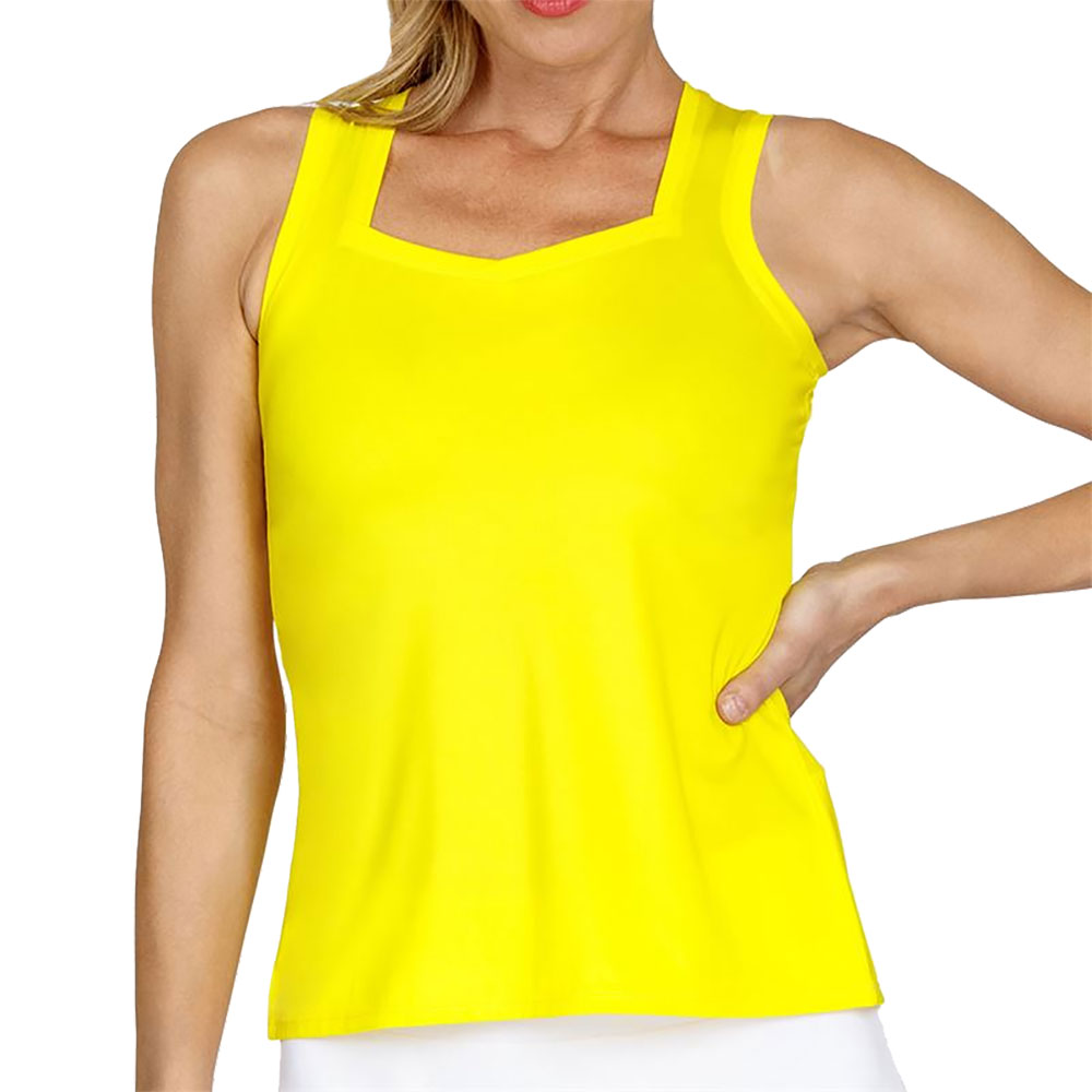 Tail Fillipa Dazzling Yellow Women Tennis Tank Top - DAZZL YELLO 934/L