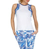 Tail Bernedette Coconut Palms Womens Tennis Tank Top