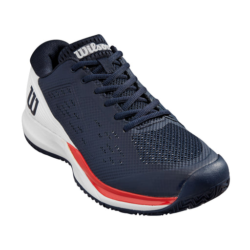 Wilson Rush Pro Ace Mens Tennis Shoes - Nvyblaze/Wt/Red/D Medium/13.0