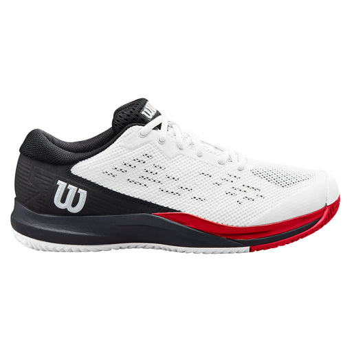 Wilson Rush Pro Ace Mens Tennis Shoes - Wt/Bk/Poppy Red/D Medium/14.0