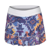 Load image into Gallery viewer, Sofibella UV Colors Print 14 Inch Wmn Tennis Skirt - Aztec/2X
 - 1