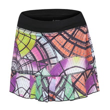 Load image into Gallery viewer, Sofibella UV Colors Print 14 Inch Wmn Tennis Skirt - Cathedral/2X
 - 2