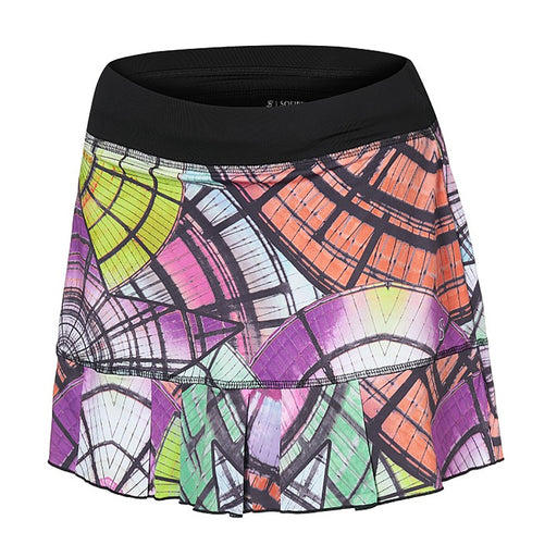 Sofibella UV Colors Print 14 Inch Wmn Tennis Skirt - Cathedral/2X