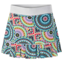 Load image into Gallery viewer, Sofibella UV Colors Print 14 Inch Wmn Tennis Skirt - Medallion/2X
 - 6