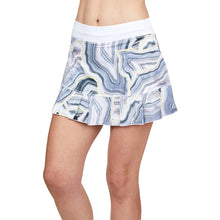Load image into Gallery viewer, Sofibella UV Colors Print 14 Inch Wmn Tennis Skirt - Quartz/2X
 - 9