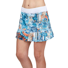 Load image into Gallery viewer, Sofibella UV Colors Print 14 Inch Wmn Tennis Skirt - Tempo/2X
 - 12