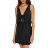 Becca Breezy Basics Black Womens Swimsuit Dress Cover-Up