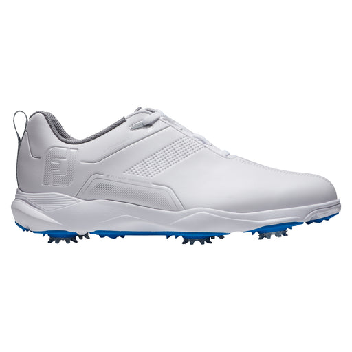 FootJoy eComfort Mens Golf Shoes - White/Blue/2E WIDE/12.0