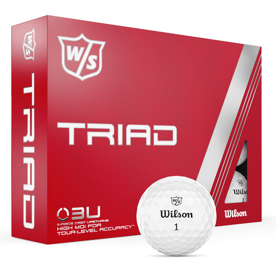 Wilson Triad White Golf Balls - Buy More & Save More