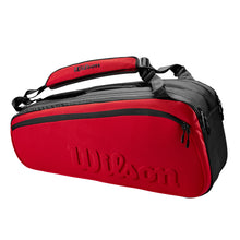 Load image into Gallery viewer, Wilson Super Tour Clash V2.0 6 Pack Tennis Bag - Red
 - 1