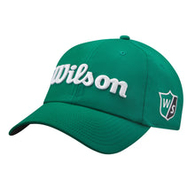 Load image into Gallery viewer, Wilson Pro Tour Mens Golf Hat - Green/White
 - 3