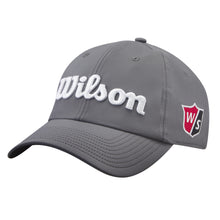 Load image into Gallery viewer, Wilson Pro Tour Mens Golf Hat - Grey/White
 - 5
