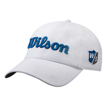 Load image into Gallery viewer, Wilson Pro Tour Mens Golf Hat - White/Navy
 - 16