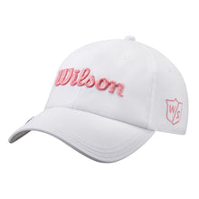 Load image into Gallery viewer, Wilson Pro Tour Womens Golf Hat - White/Pink
 - 5