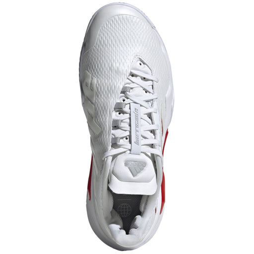 Adidas Barricade White-Silver Womens Tennis Shoes