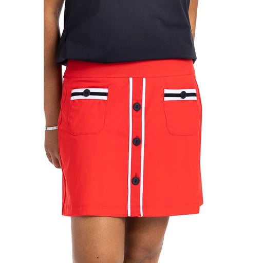 Kinona Long Strides 17.5in Womens Golf Skort - CHERRY RED 342/M