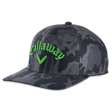 Load image into Gallery viewer, Callaway CG Tour Junior Golf Hat 1 - Blk Camo/Grn
 - 1