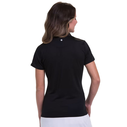 EP NY Convertible Zip Mock Inky Wmns SS Golf Polo