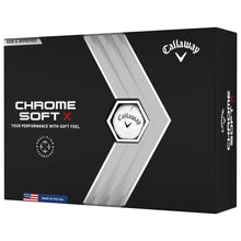 Load image into Gallery viewer, Callaway Chrome Soft X Golf Balls - Dozen - White
 - 1