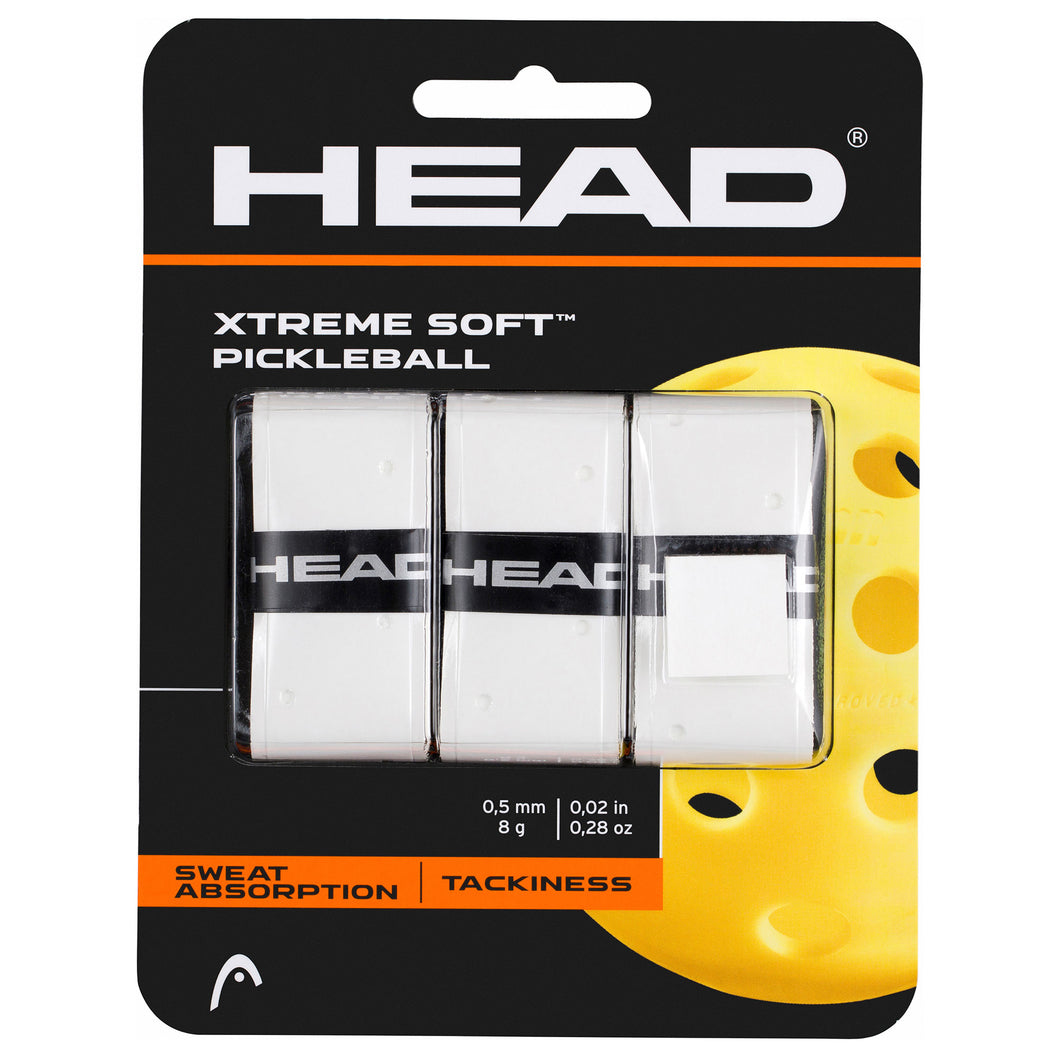 Head Xtreme Soft Pickleball White Overgrip - White