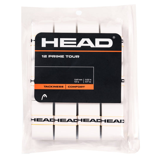 Head Prime Tour 12 Pack White Overgrip