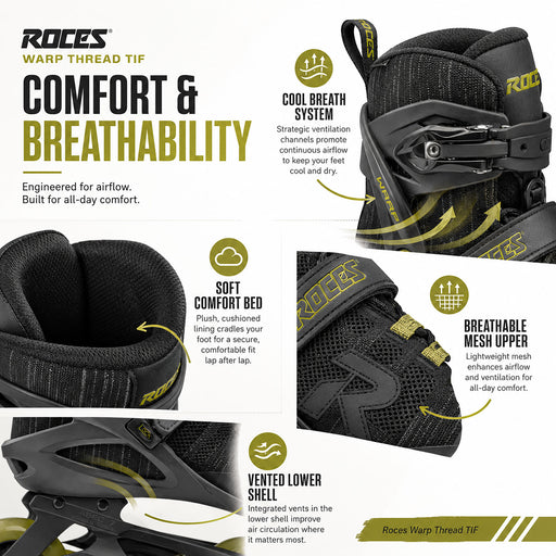 Roces Warp Thread TIF Mens Inline Skates