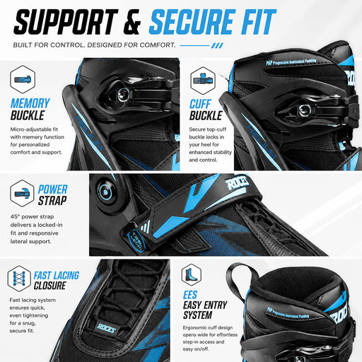 Roces Helium TIF II Azure Womens Inline Skates