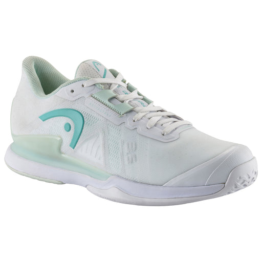 Head Sprint Pro 3.5 Womens Tennis Shoes - White/Aqua/B Medium/10.0