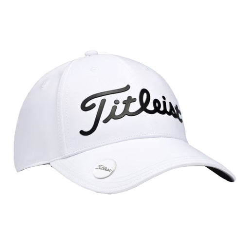 Titleist Player Perform Ball Marker Wmns Golf Hat - WHITE/BLACK 10