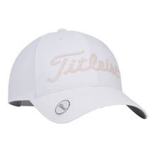 Load image into Gallery viewer, Titleist Player Perform Ball Marker Wmns Golf Hat - White/Rose 15r
 - 11