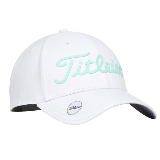 Titleist Player Perform Ball Marker Wmns Golf Hat - Wt/Sea Gls/Corl