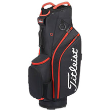 Load image into Gallery viewer, Titleist 14 Lightweight Golf Cart Bag - BLK/BLK/RED 006
 - 5