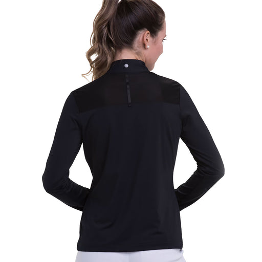 EP New York Zip Mock LS Womens Golf Pullover