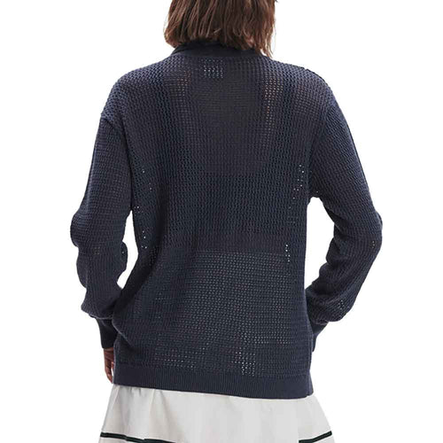 Varley Calva Knit White Womens Half Zip Sweater - 2
