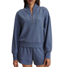 Load image into Gallery viewer, Varley Davidson Womens Half Zip Sweatshirt - Bijou Blue/L
 - 5