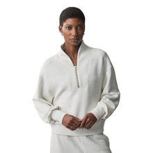 Load image into Gallery viewer, Varley Davidson Womens Half Zip Sweatshirt - Ivory Marl/L
 - 9