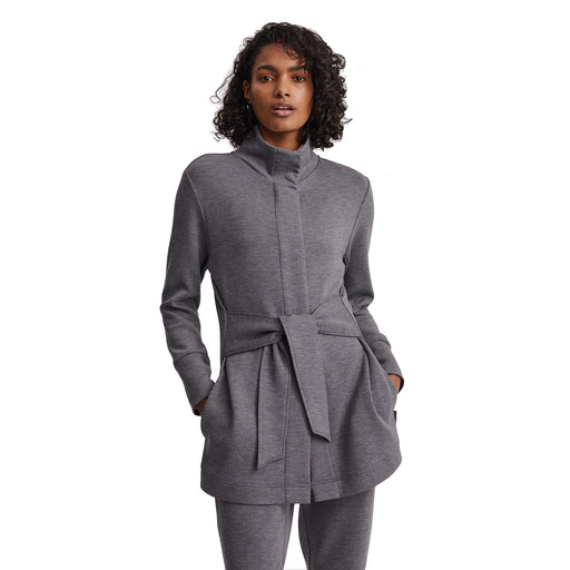 Varley Anset Womens Wrap Jacket - Charcoal Marl/M