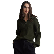 Load image into Gallery viewer, Varley Carmen Knit Womens Jacket - Dark Olive/M
 - 3