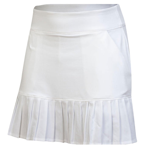 Under Armour Tuck Pleated White Girls Golf Skort