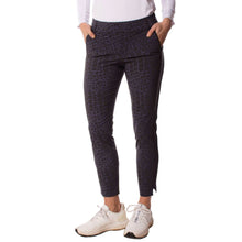 Load image into Gallery viewer, Golftini Pull On Stretch Ankle Womens Golf Pants - Navy/Blk Snake/XL
 - 4