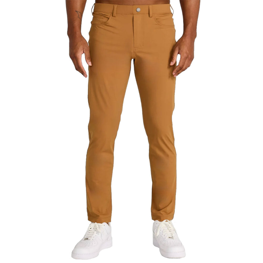 Redvanly Kent Five Pocket Mens Pull-On Golf Pants - Espresso/XXL