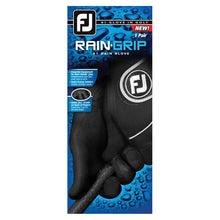 Load image into Gallery viewer, FootJoy RainGrip Pair Black Mens Golf Gloves 24
 - 2