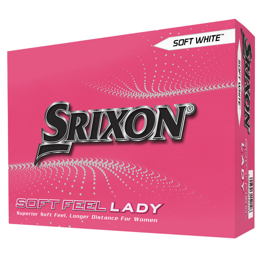 Srixon Soft Feel Lady 8 Golf Balls - Dozen - Soft White