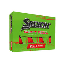 Load image into Gallery viewer, Srixon Soft Feel 13 Brite Golf Balls - Dozen - Brite Red
 - 5